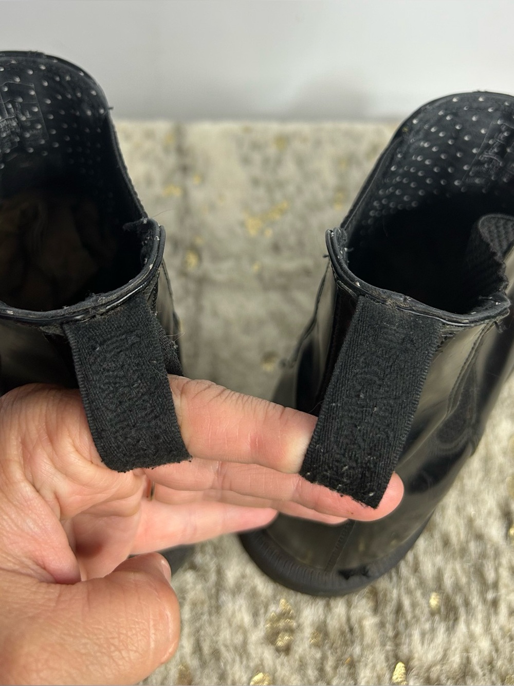 Dr. Marten Vintage Flora Black Boots Women's Size 6 - Picture 5 of 15